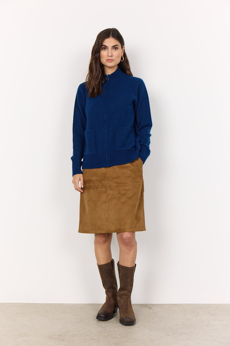 SOYA CONCEPT // SC-NESSIE 59 ZIP FRONT CARDIGAN