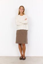 SOYA CONCEPT // SC-VIKI 2 POINTELLE BUTTON UP CARDIGAN