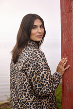 SOYA CONCEPT // SC-SEDINE 1 QUILTED ANIMAL PRINT JACKET