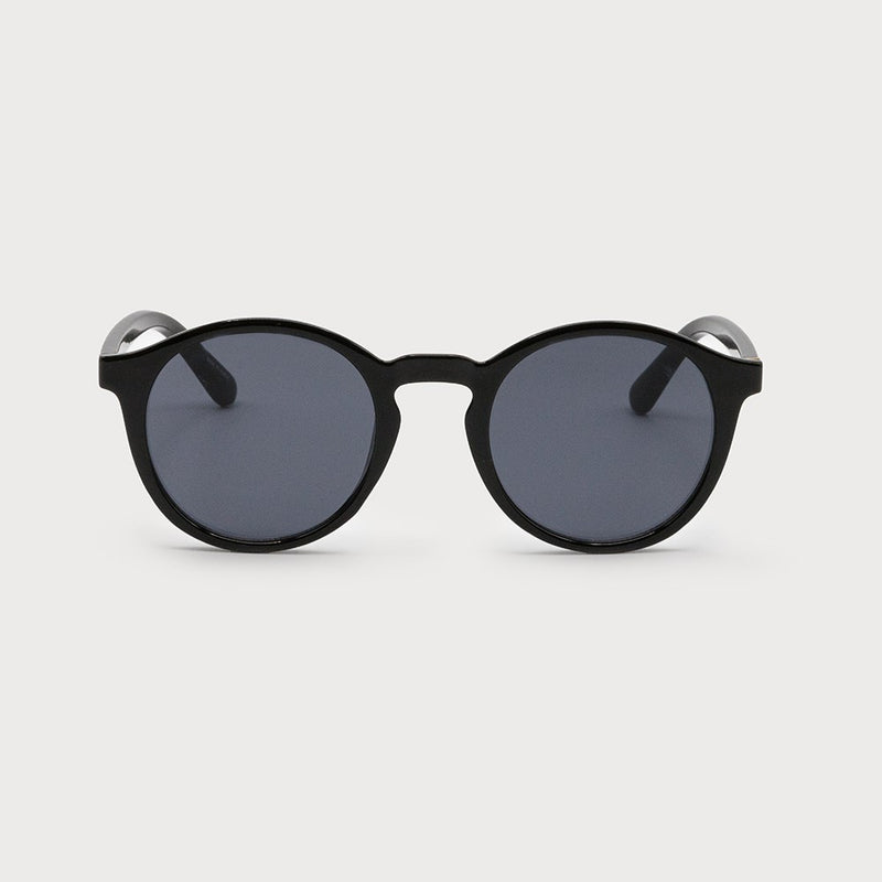CARACOL // 5055-BLK ROUND SUNGLASSES BLACK