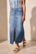 TRIBAL // 5407O DENIM SKIRT COASTLINE