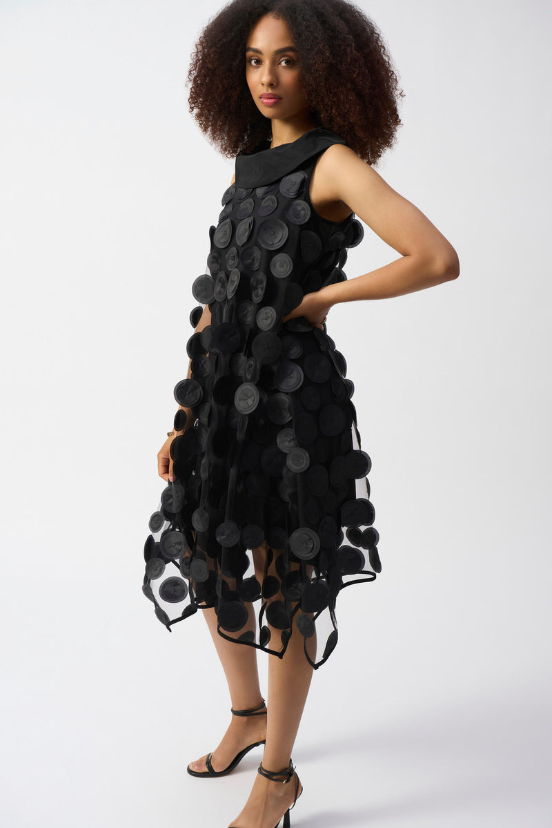 JOSEPH RIBKOFF // 251262 POLKA DOT DRESS