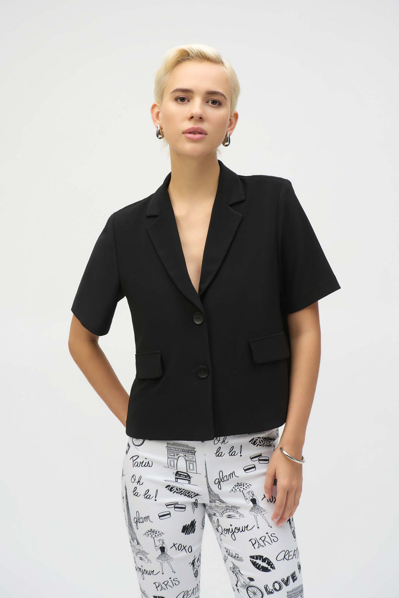 JOSEPH RIBKOFF // 252220 SHORT SLEEVE BLAZER