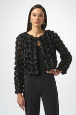 JOSEPH RIBKOFF // 254180 FLORET JACKET BLACK