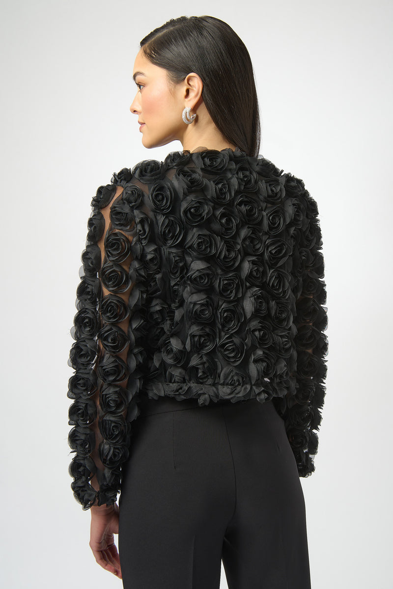 JOSEPH RIBKOFF // 254180 FLORET JACKET BLACK