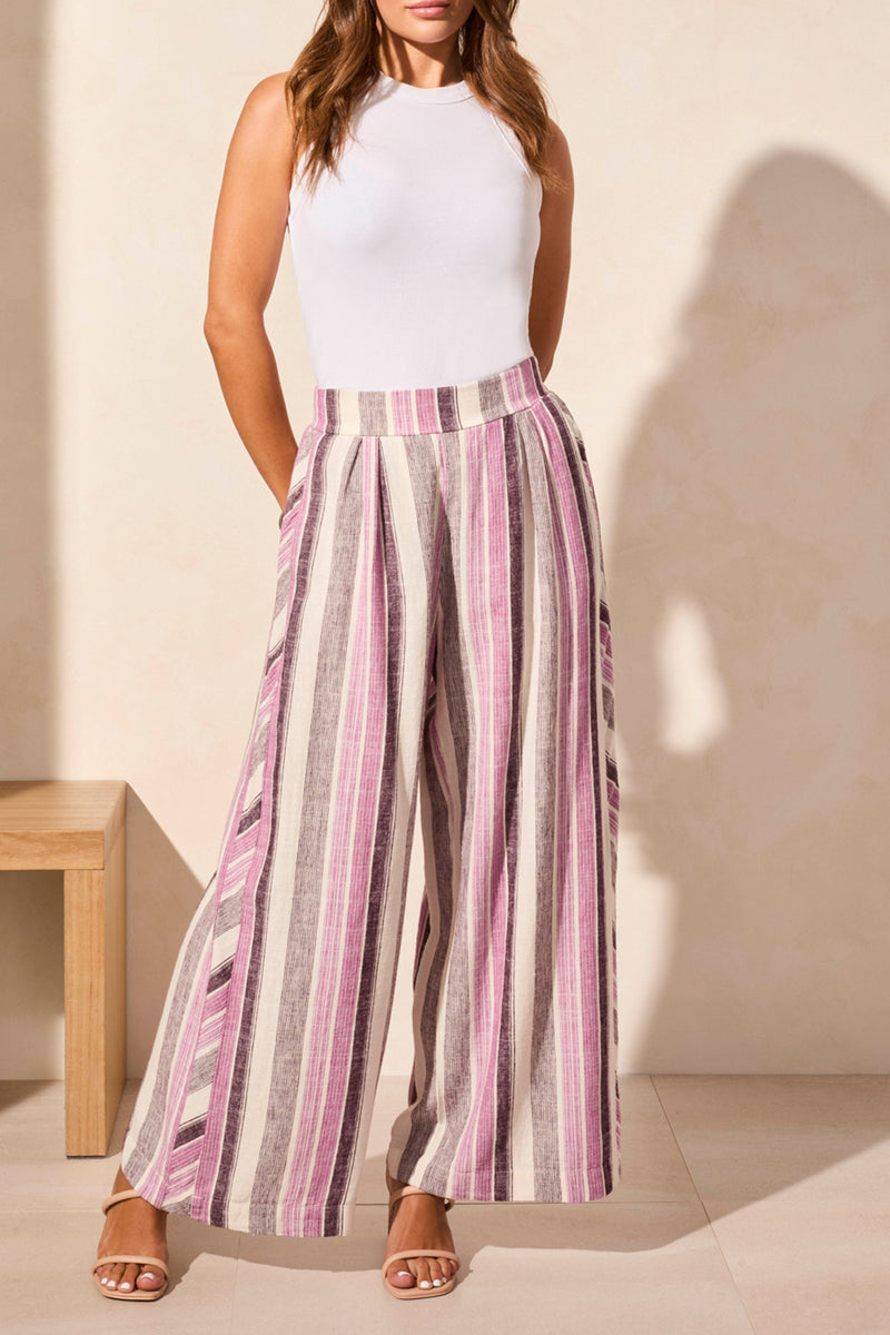 TRIBAL // 5753O FLOWY WIDE PANTS