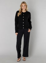 YEST // 6000122 YULI CARDIGAN BLACK