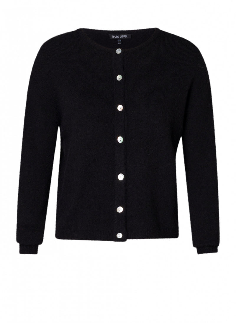 YEST // 6000122 YULI CARDIGAN BLACK