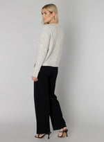 YEST // 6000122 YULI CARDIGAN GREY MELANGE