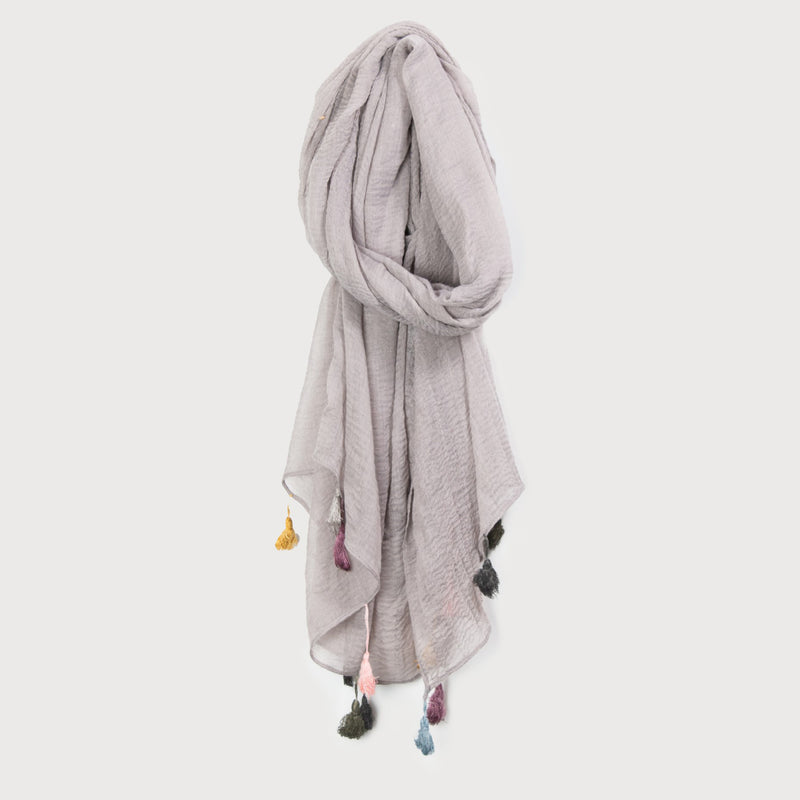 CARACOL // 6155-GRY SCARF