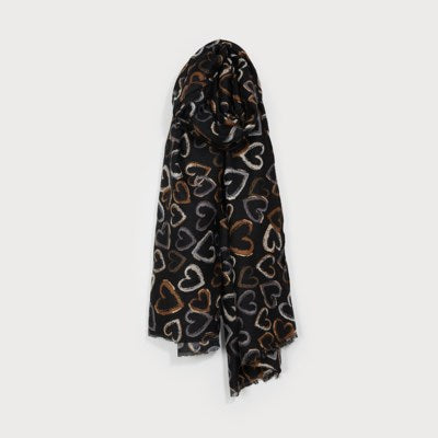 CARACOL // 6208-BLK SCARF