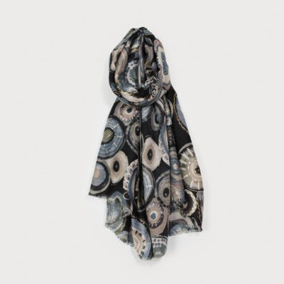 CARACOL // 6222-BLK SCARF