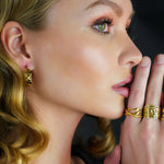 HACKNEY NINE // BARDELLO WAVY HOOP EARRINGS