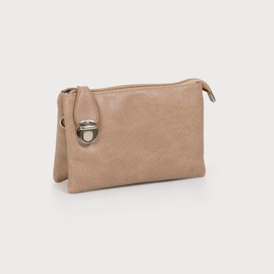 CARACOL // 7012-BGE-E TRIPLET CROSSBODY BAG