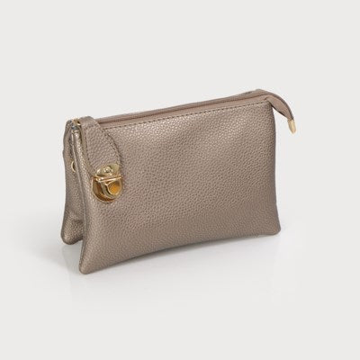 CARACOL // 7012-WAL TRIPLET CROSSBODY BAG