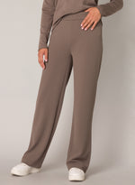 YEST // 6000092 YARAH PULL-ON PANT DARK TAUPE