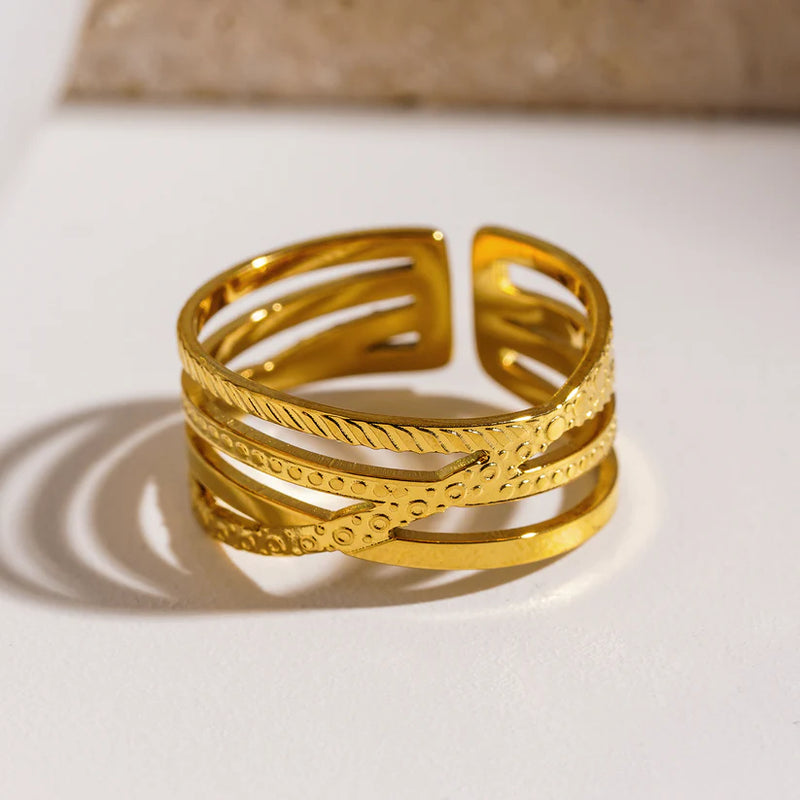 HACKNEY NINE // ALOIS  MULTI STACKED RING