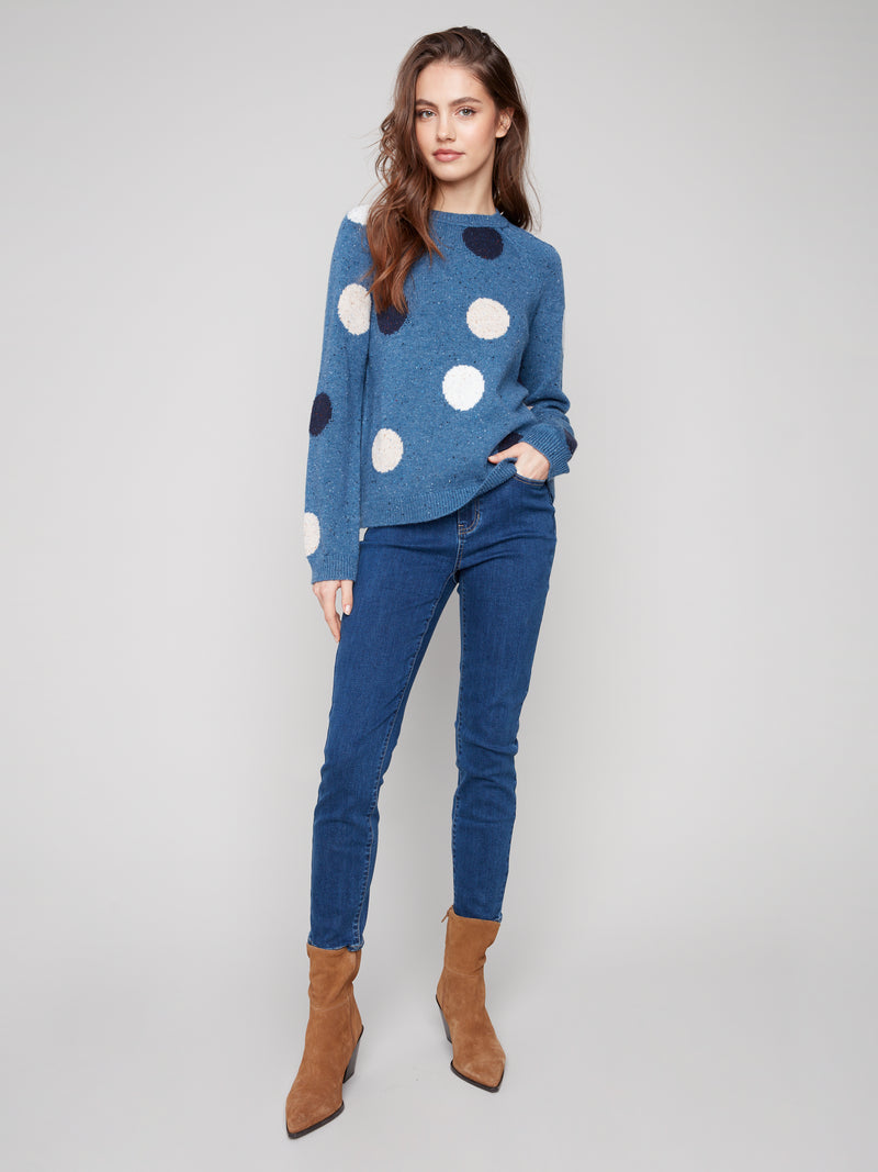 CHARLIE B // 2834 MOCK NECK SWEATER