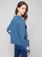 CHARLIE B // 2834 MOCK NECK SWEATER