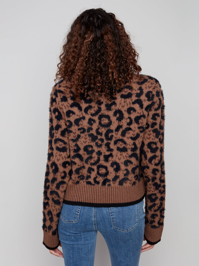 CHARLIE B // 2933 CARDIGAN WITH BOW TIE CLOSURE