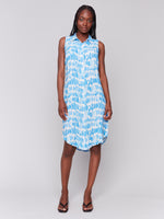 CHARLIE B // 3149RRP PRINTED BUTTON-UP DRESS