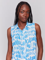 CHARLIE B // 3149RRP PRINTED BUTTON-UP DRESS