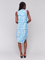 CHARLIE B // 3149RRP PRINTED BUTTON-UP DRESS