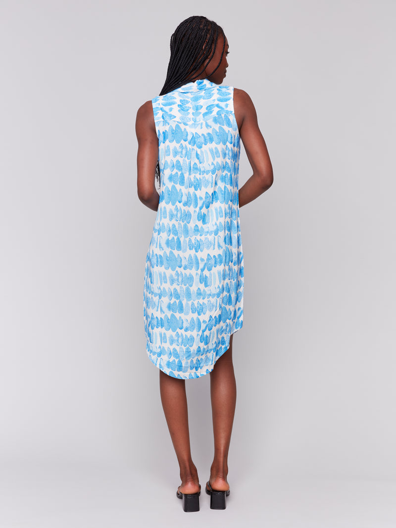 CHARLIE B // 3149RRP PRINTED BUTTON-UP DRESS