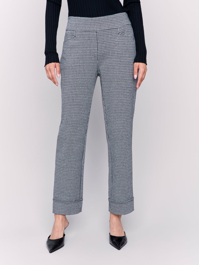 CHARLIE B // 5526P PULL-ON CUFFED PANT