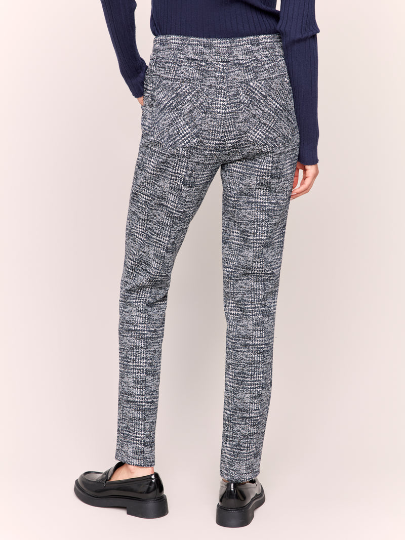 CHARLIE B // 5559 PLAID KNIT JOGGER