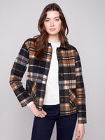 CHARLIE B // 6185Y REVERSIBLE JACKET COCOA