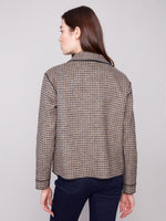 CHARLIE B // 6185Y REVERSIBLE JACKET COCOA