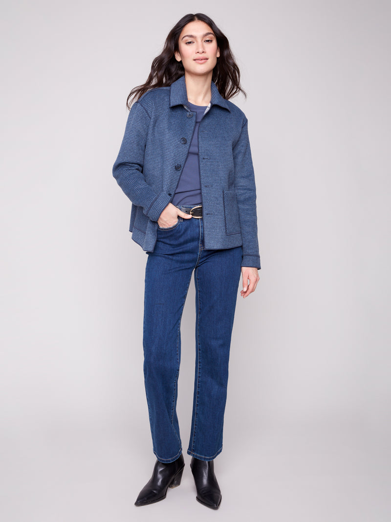 CHARLIE B // 6185Y REVERSIBLE JACKET MOONLIGHT