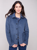 CHARLIE B // 6185Y REVERSIBLE JACKET MOONLIGHT