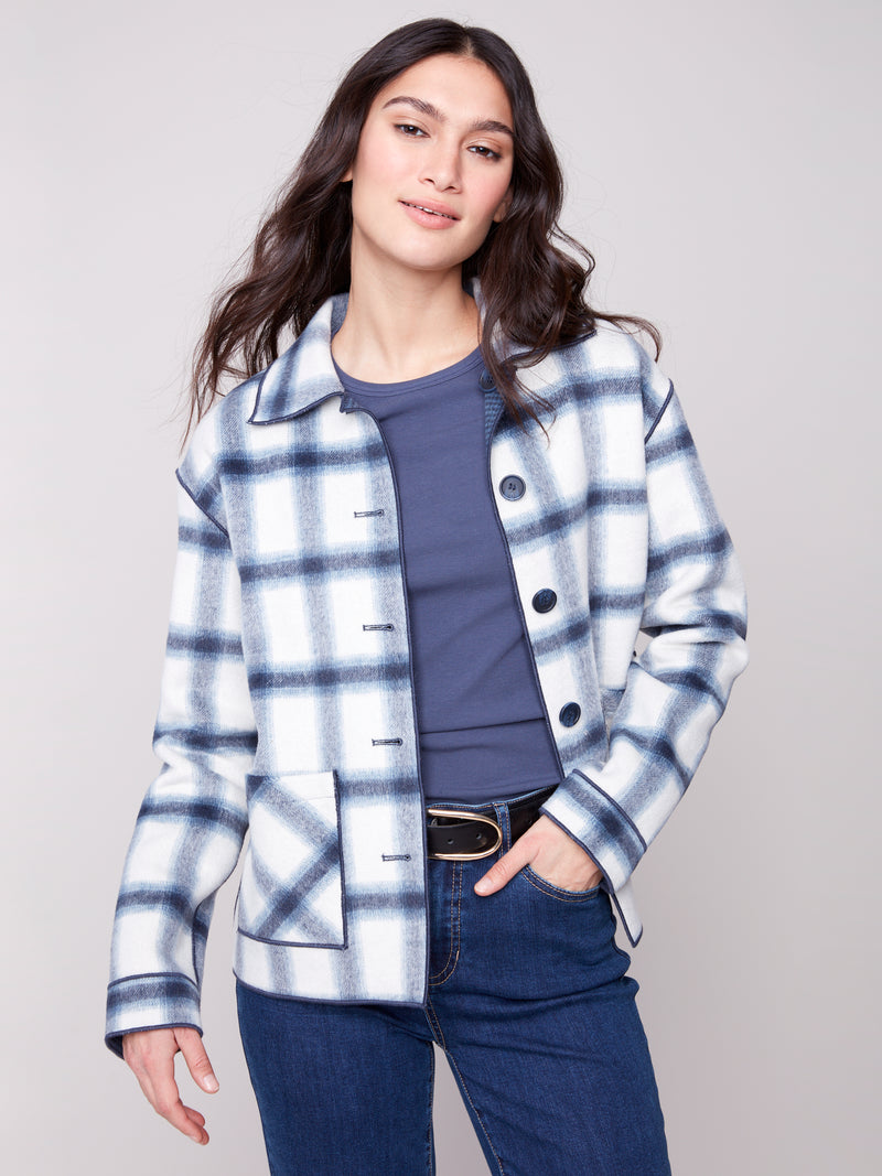 CHARLIE B // 6185Y REVERSIBLE JACKET MOONLIGHT