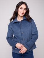 CHARLIE B // 6185Y REVERSIBLE JACKET MOONLIGHT