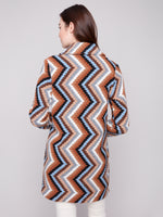 CHARLIE B // 6346R LONG CROCHET JACKET