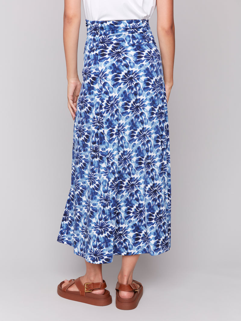 CHARLIE B // C7080P PRINTED SKIRT & DRESS COMBO