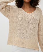 ESQUALO // 02023 LOOSE KNIT SWEATER SAND