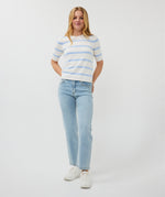 ESQUALO // 07016 KNIT CREW NECK TOP