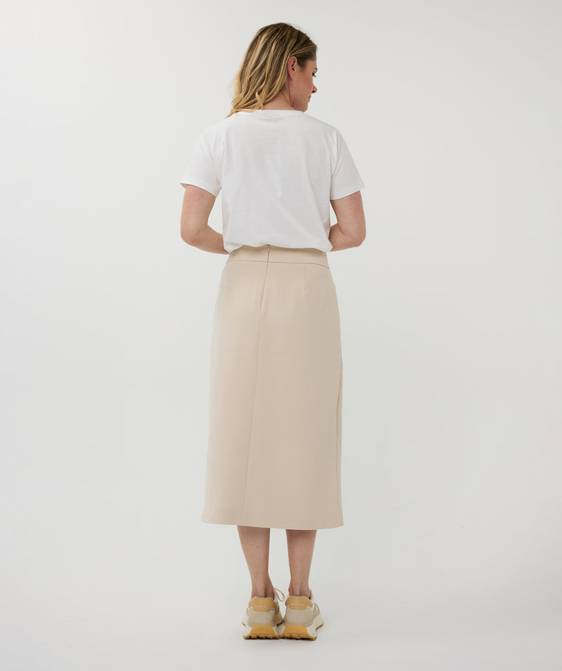 ESQUALO // 10008 LONG CITY SKIRT SAND