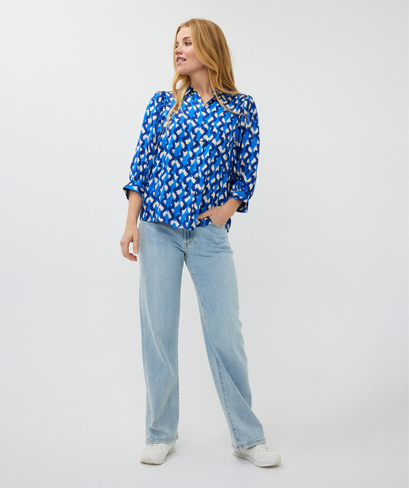 ESQUALO // 14017 BUTTON-UP BLOUSE