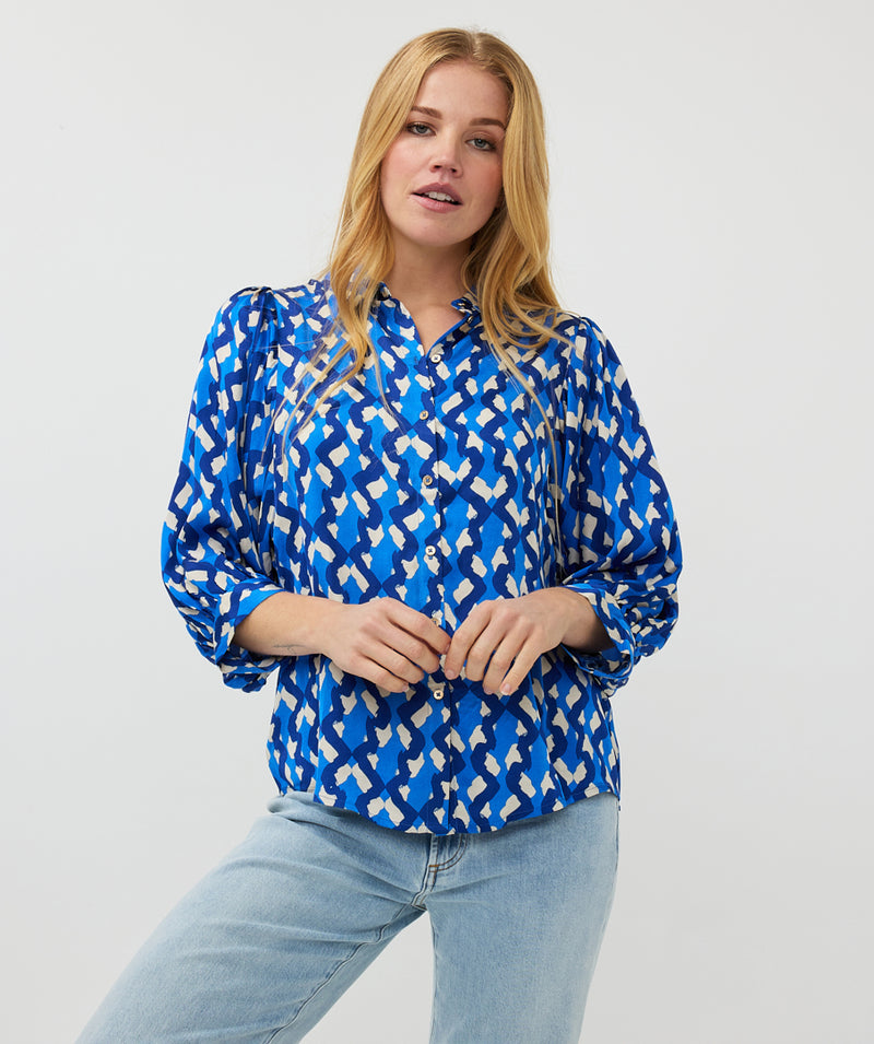 ESQUALO // 14017 BUTTON-UP BLOUSE