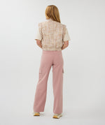 ESQUALO // 19008 SLEEVELESS JACKET TWEED