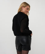 ESQUALO // 07501 SLEEVELESS CARDIGAN WITH BUTTONS