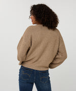 ESQUALO // 07509 OVERSIZE SWEATER WITH LUREX