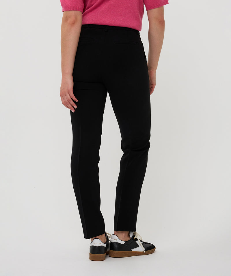 ESQUALO // 10506 CITY CHINO TROUSERS BLACK