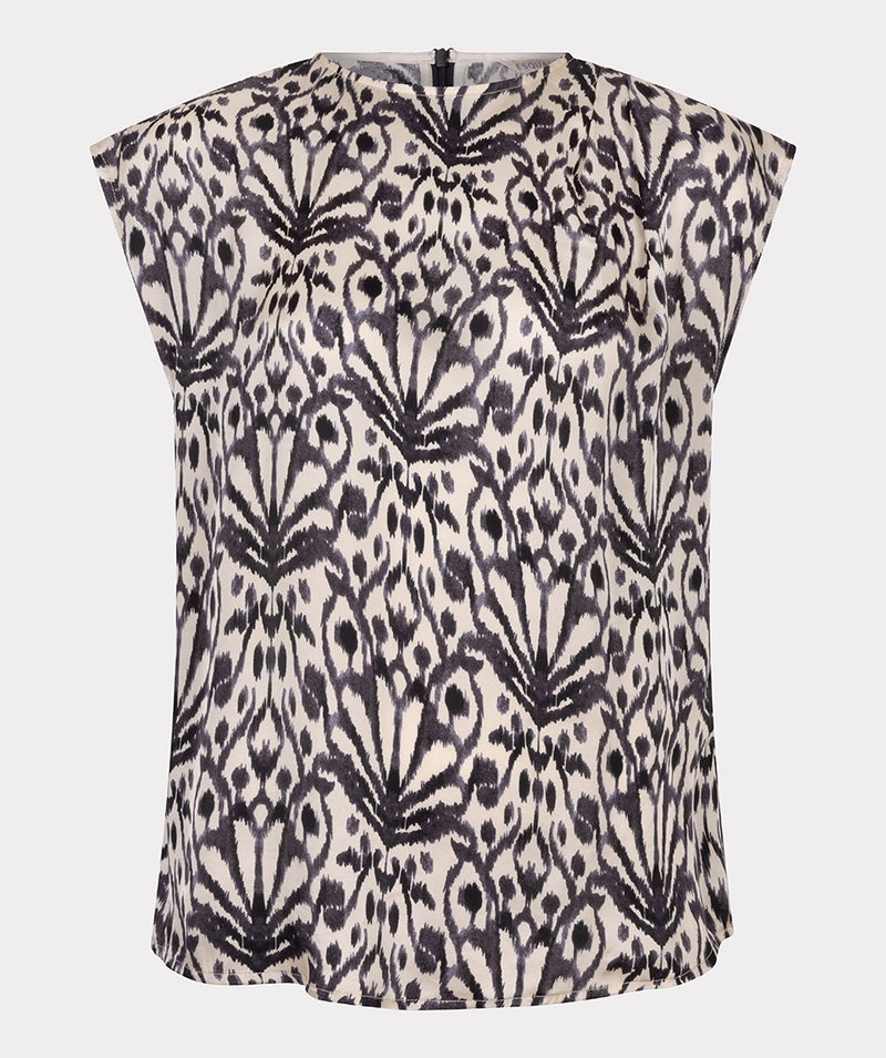 ESQUALO // 10511 CAP SLEEVE BLOUSE