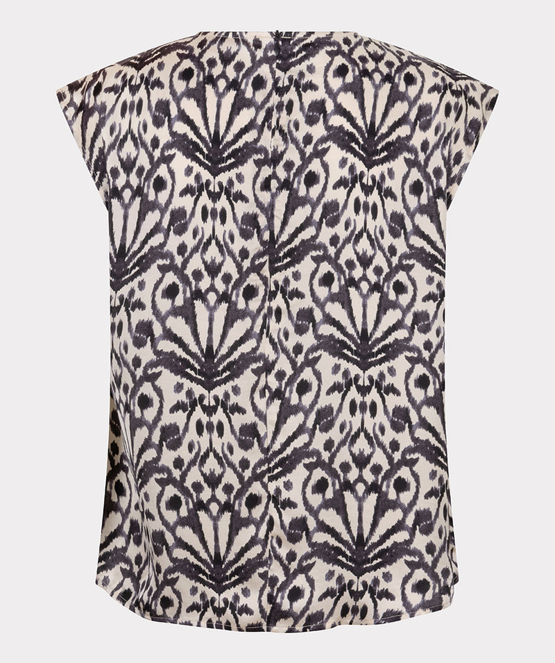 ESQUALO // 10511 CAP SLEEVE BLOUSE