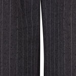 ESQUALO // 10517 HIGH WAISTED STRIPED TROUSERS WITH STUDS